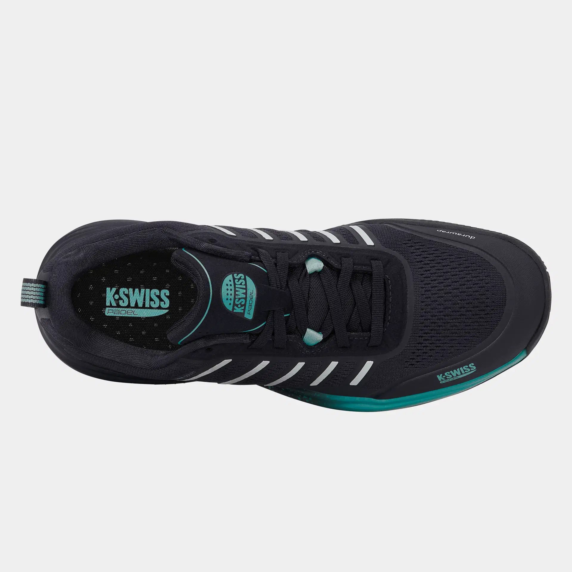 K-Swiss Ultra Court Padel Mens Shoe (Carbon/Baltic/Glacier Gray) 2026