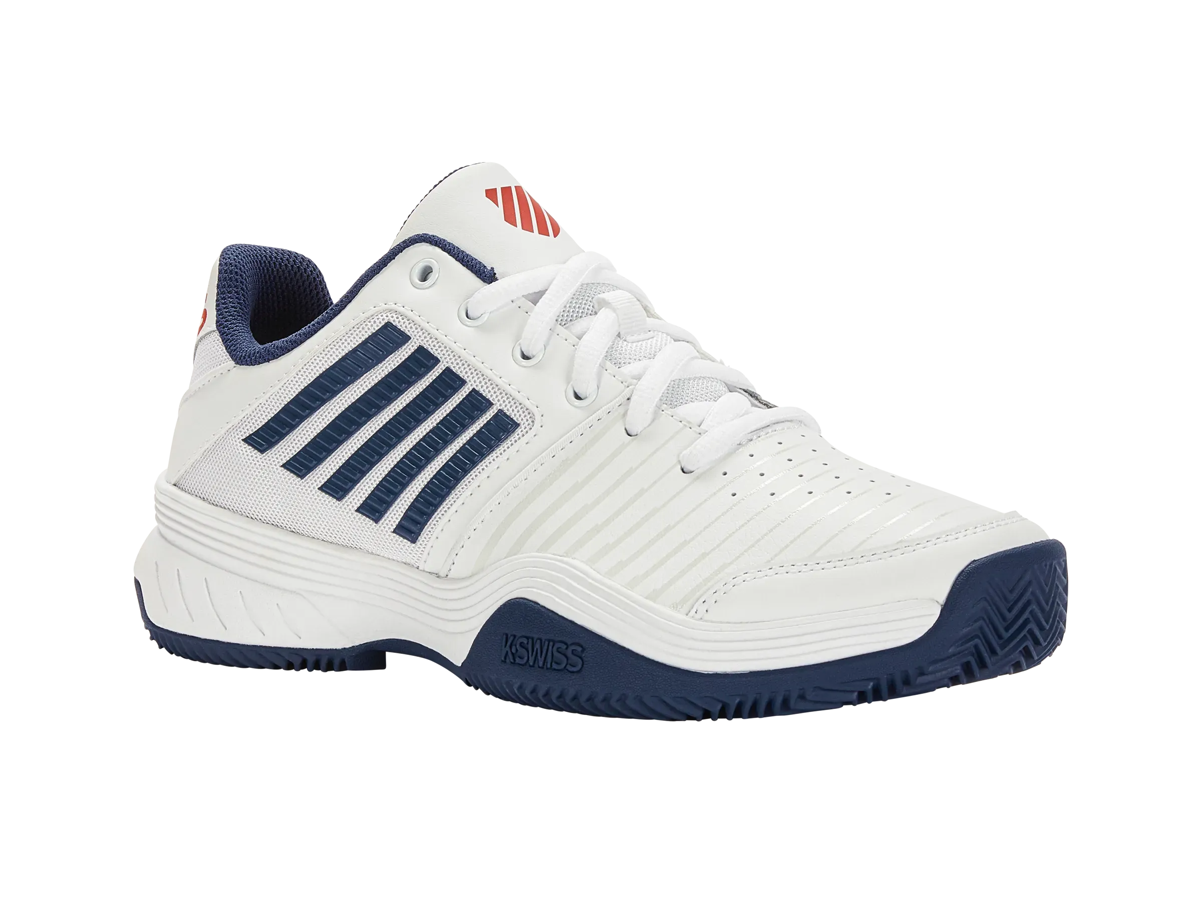 K-SWISS COURT EXPRESS HB MENS TENNIS TRAINER- WHITE / BLUE