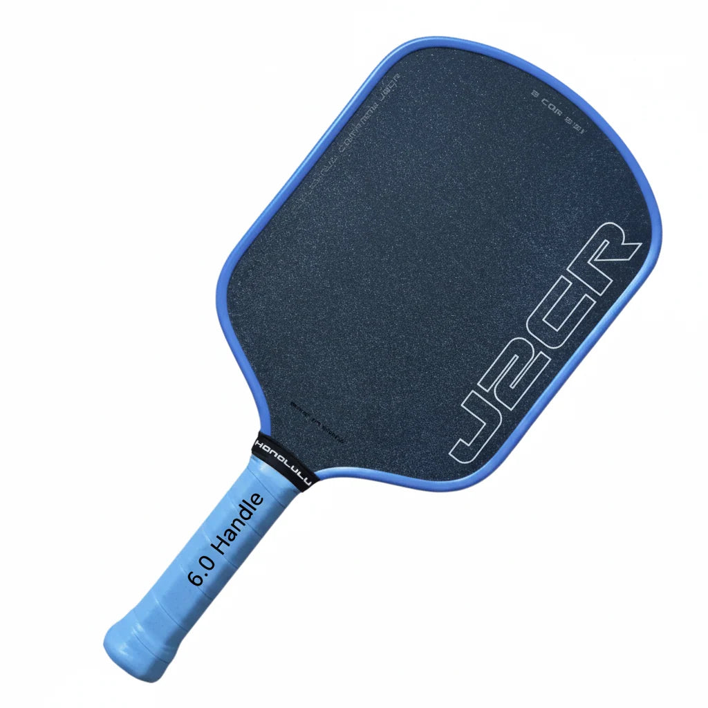 Honolulu J2CR Crystal Blue Endurance Pickleball Paddle - Premium Carbon | UK