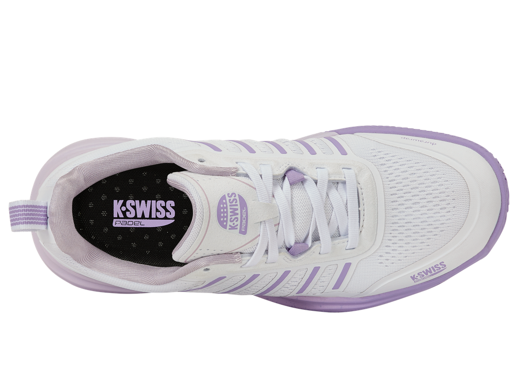 K-Swiss Ultra Court Padel Women's Shoe - White/Orchid Hush/Purple 2026
