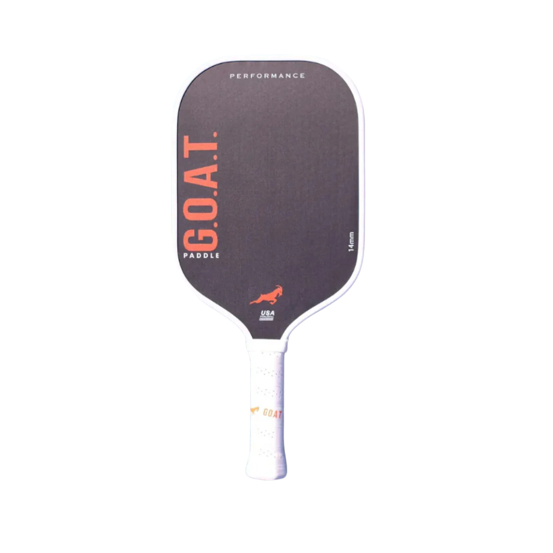 G.O.A.T. PERFORMANCE 14MM OPULENT ORANGE PICKLEBALL PADDLE