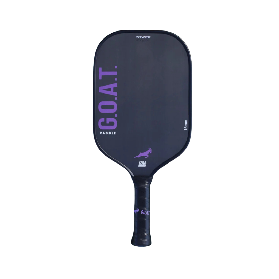 G.O.A.T. STEALTH POWER PURPLE 16MM PICKLEBALL PADDLE