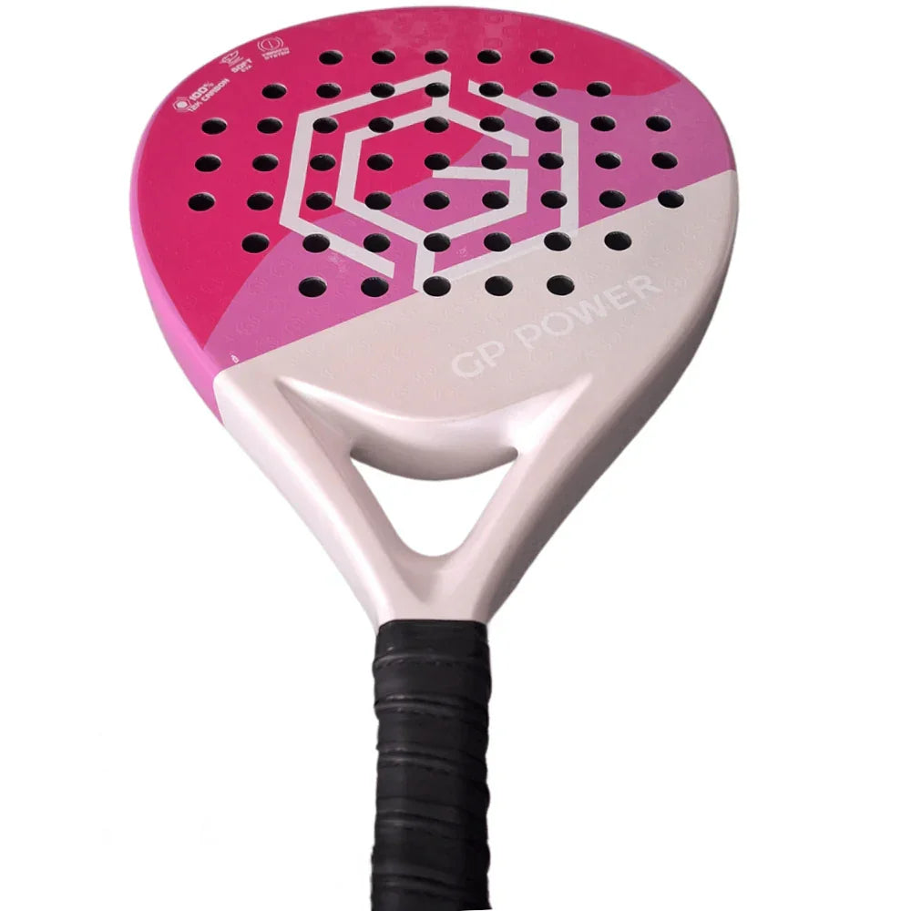 Golden Padel Power 12K Padel Racket - Pink