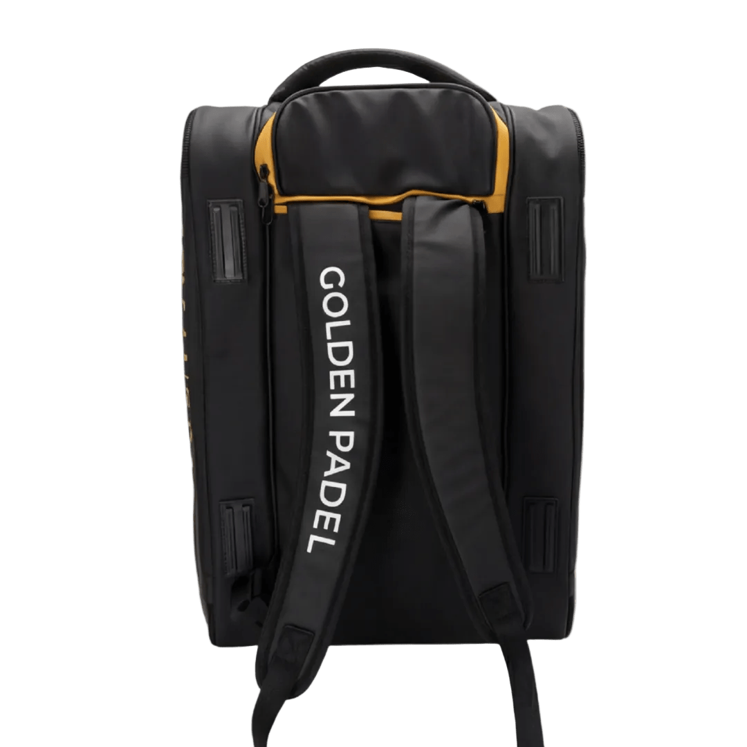 Golden Padel | Pro Tour Padel Backpack | Black & Gold