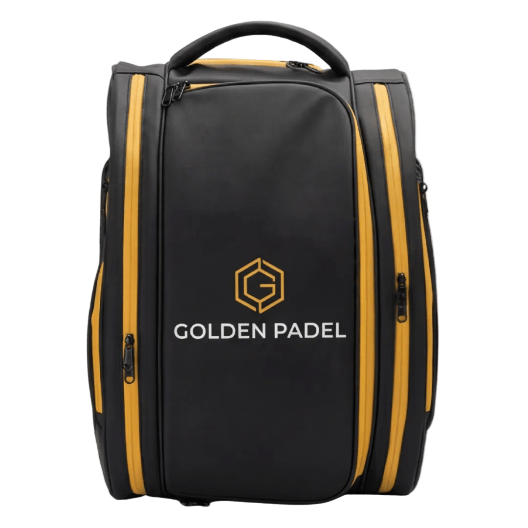 Golden Padel | Pro Tour Padel Backpack | Black & Gold