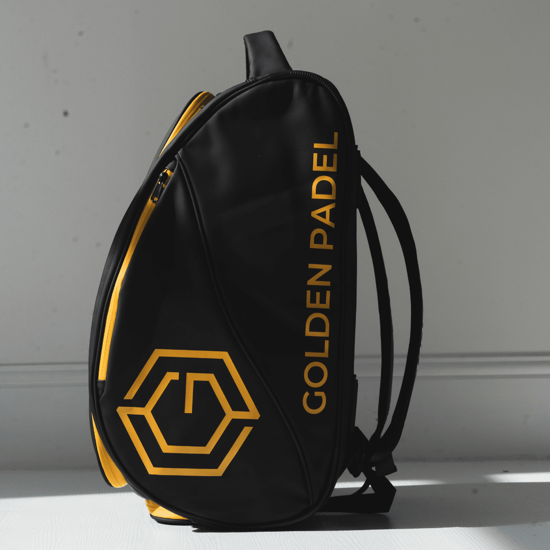 Golden Padel | Pro Tour Padel Backpack | Black & Gold