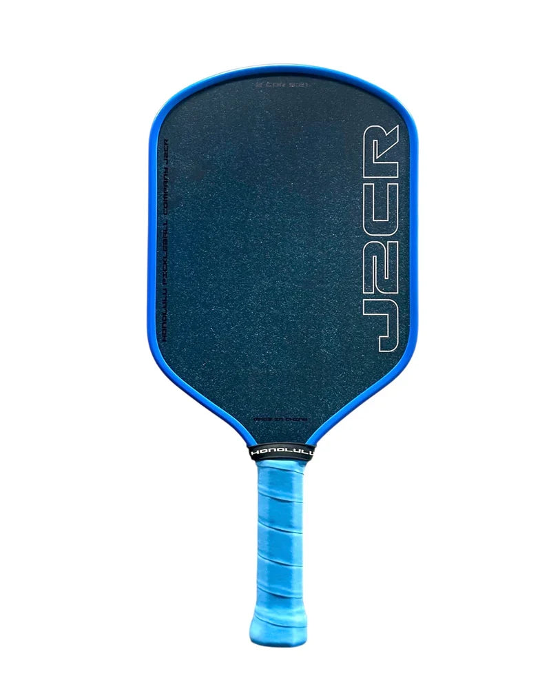 Honolulu J2CR Crystal Blue Endurance Pickleball Paddle - Premium Carbon | UK