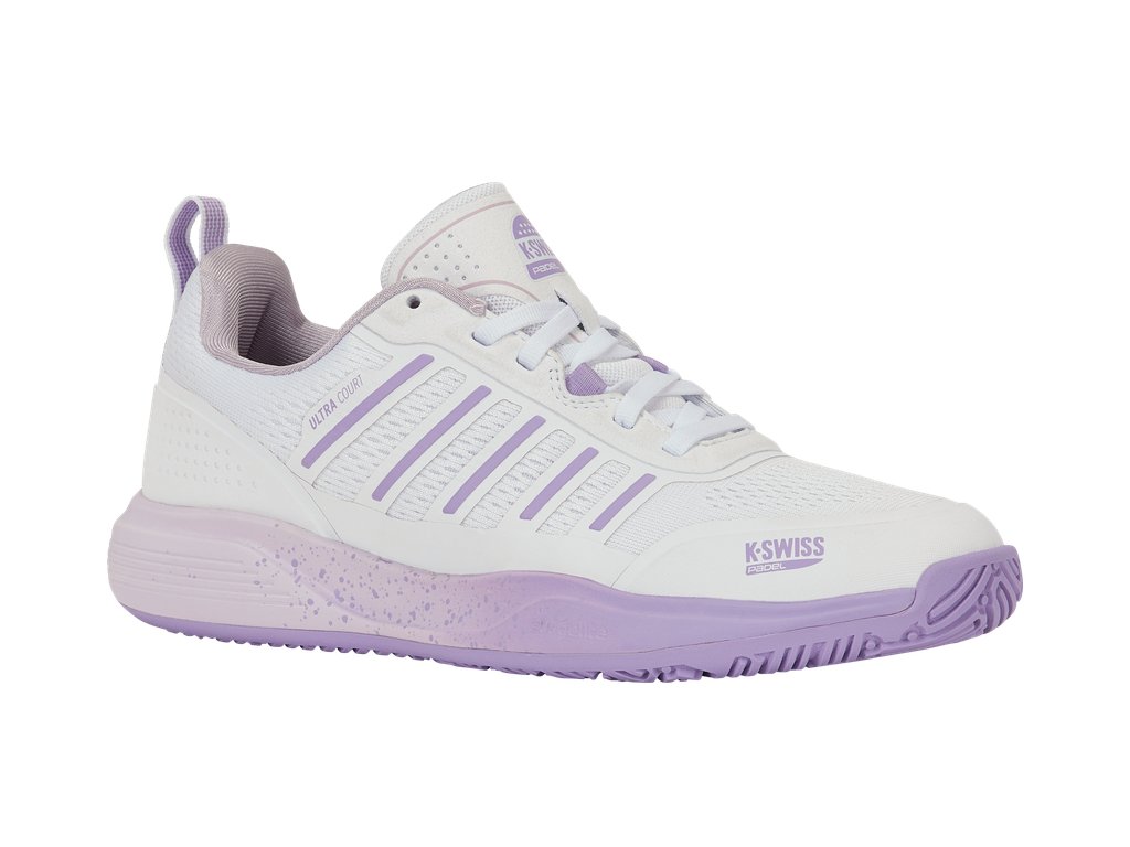 K-Swiss Ultra Court Padel Women's Shoe - White/Orchid Hush/Purple 2026