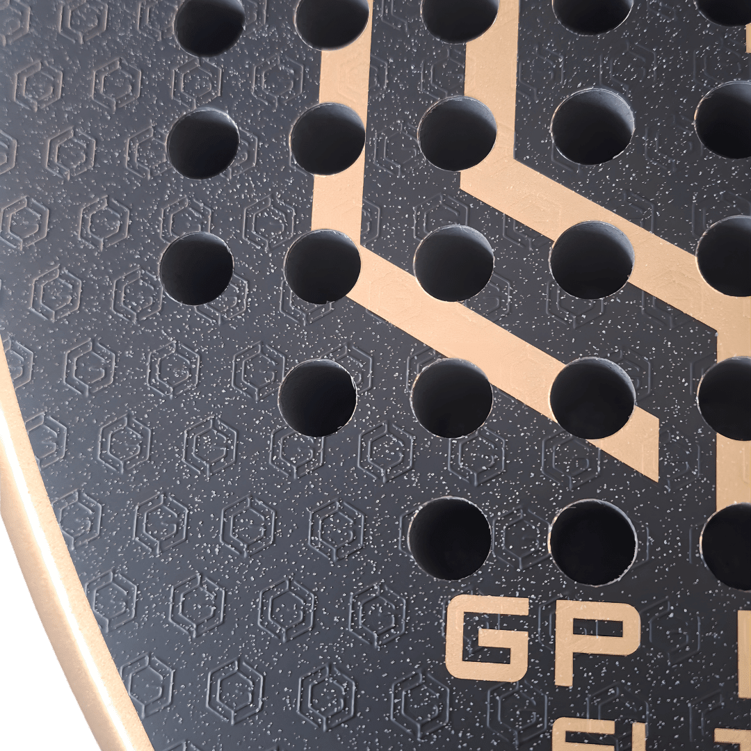 Golden Padel Pro Elite | Carbon Fibre Racket | Advanced + Premium Zip Case