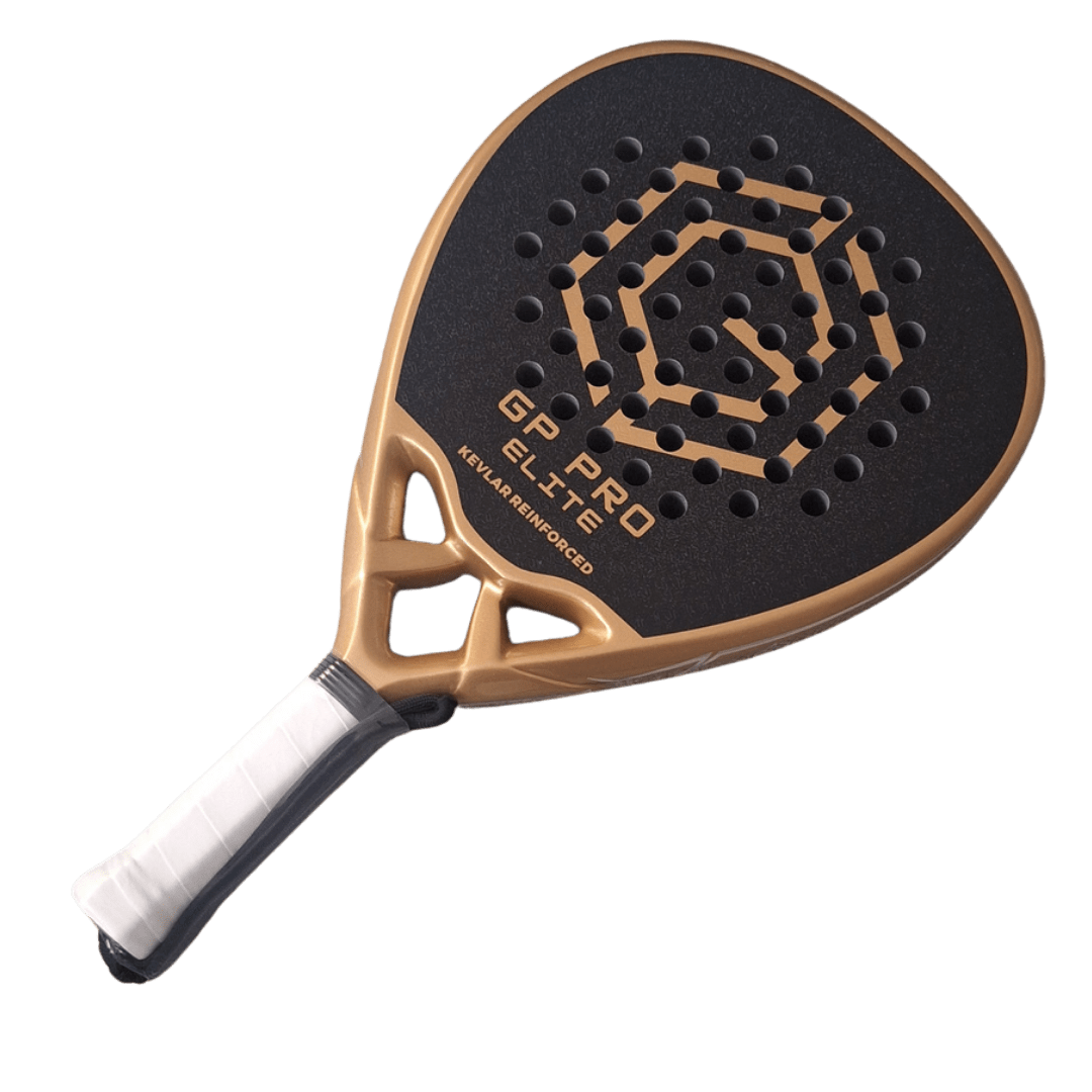 Golden Padel Pro Elite | Carbon Fibre Racket | Advanced + Premium Zip Case