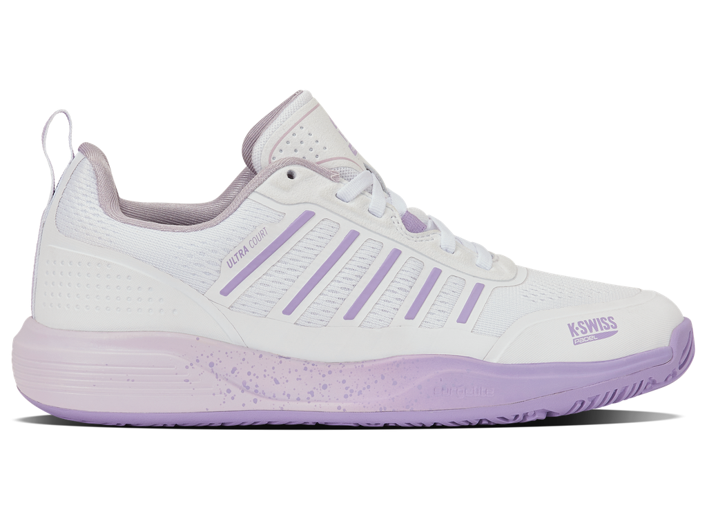 K-Swiss Ultra Court Padel Women's Shoe - White/Orchid Hush/Purple 2026