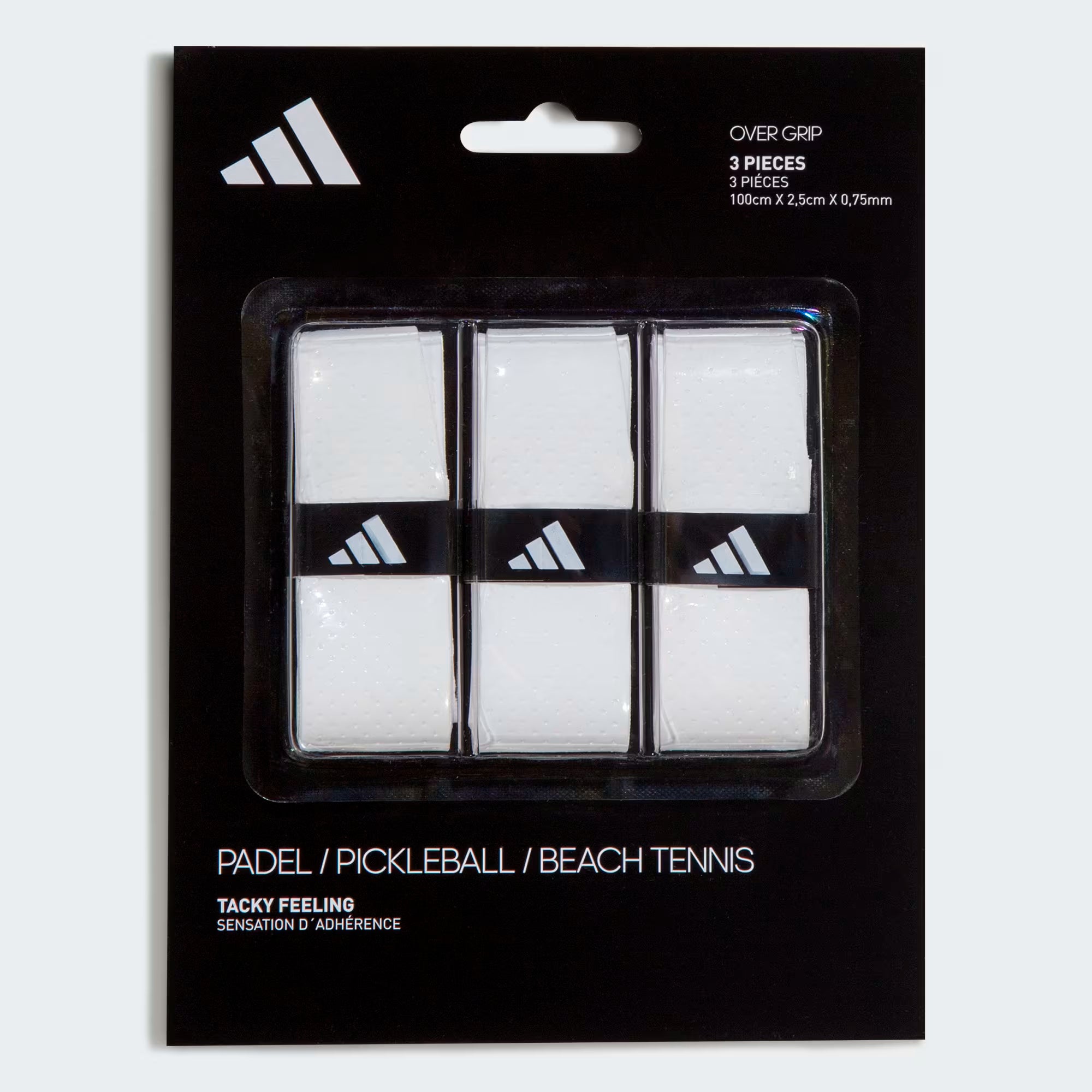 Adidas Set of Padel Overgrips (3 Pieces) - White