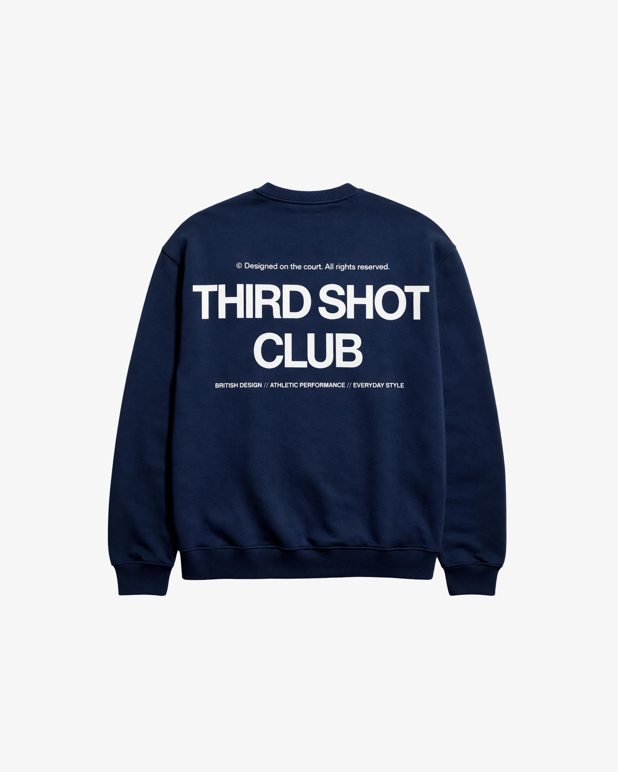 Third Shot Club Oversized Sweatshirt – Court Sweatshirt, Navy