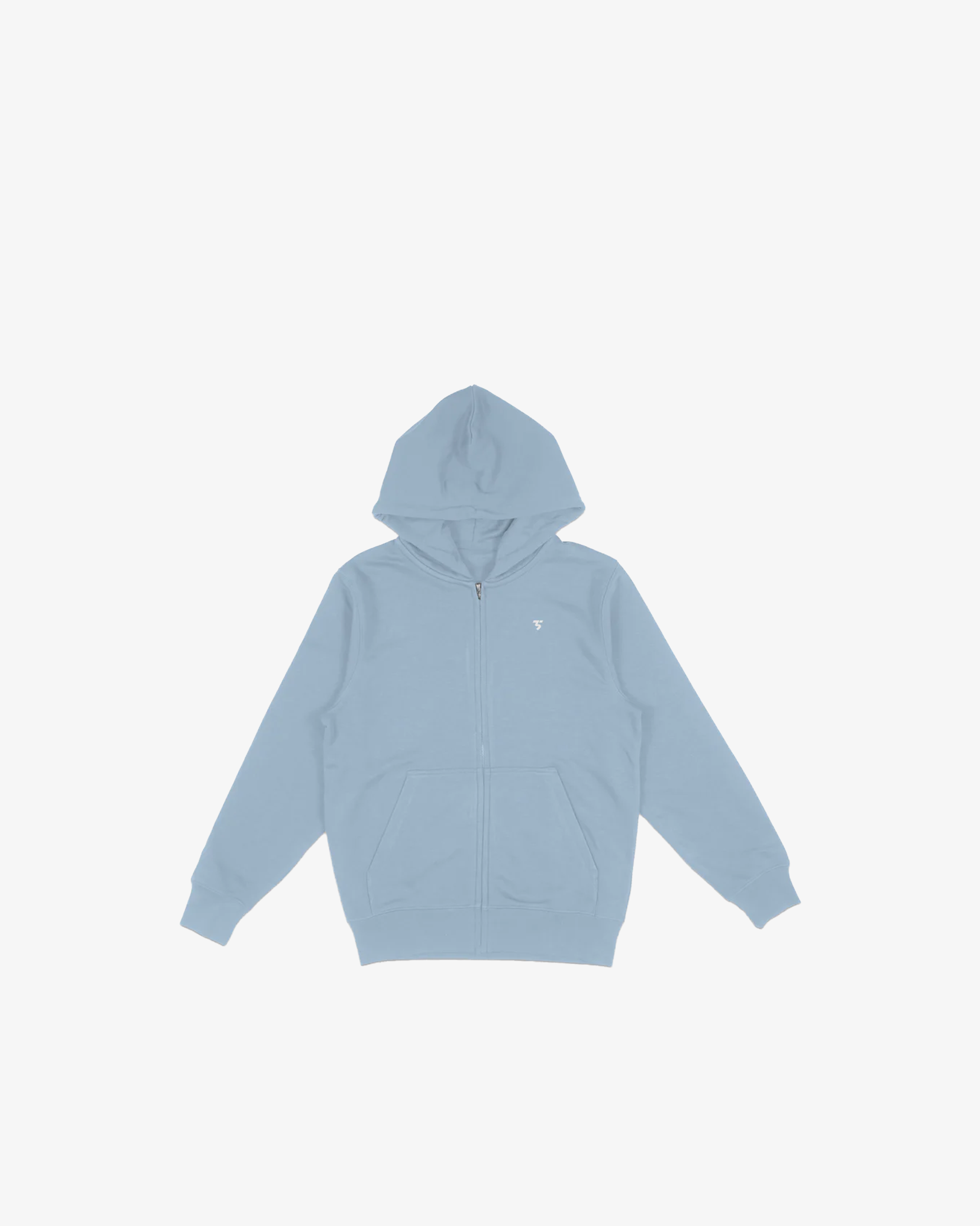 Zipped Hoodie – Court Hoodie, Black