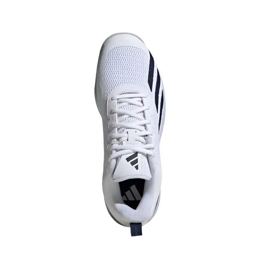 Adidas CourtFlash Speed Men's Tennis Shoes - White / Navy - Bassline Retail
