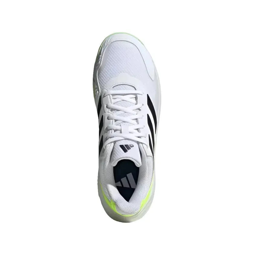 Adidas CourtJam Control 3 Men's Tennis Shoes - White - Bassline Retail