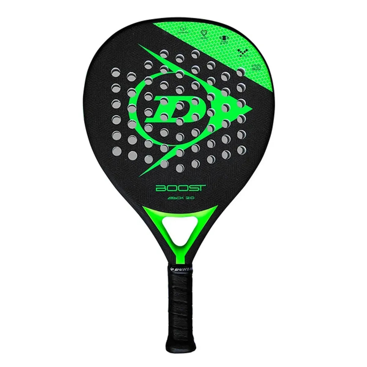 DUNLOP BOOST ATTACK 2.0 PADEL BAT - GREEN - Bassline Retail