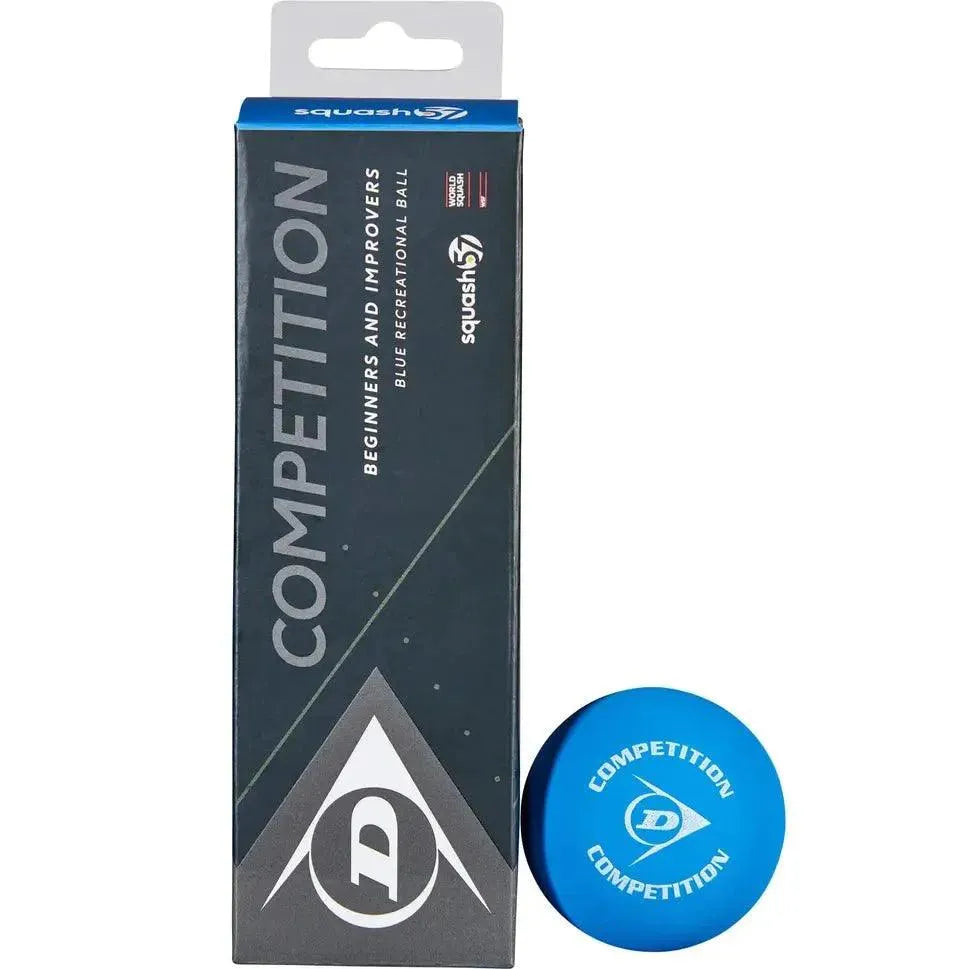 DUNLOP COMPETITION RACKETBALL BALLS - 3 BALL BOX - Bassline Retail