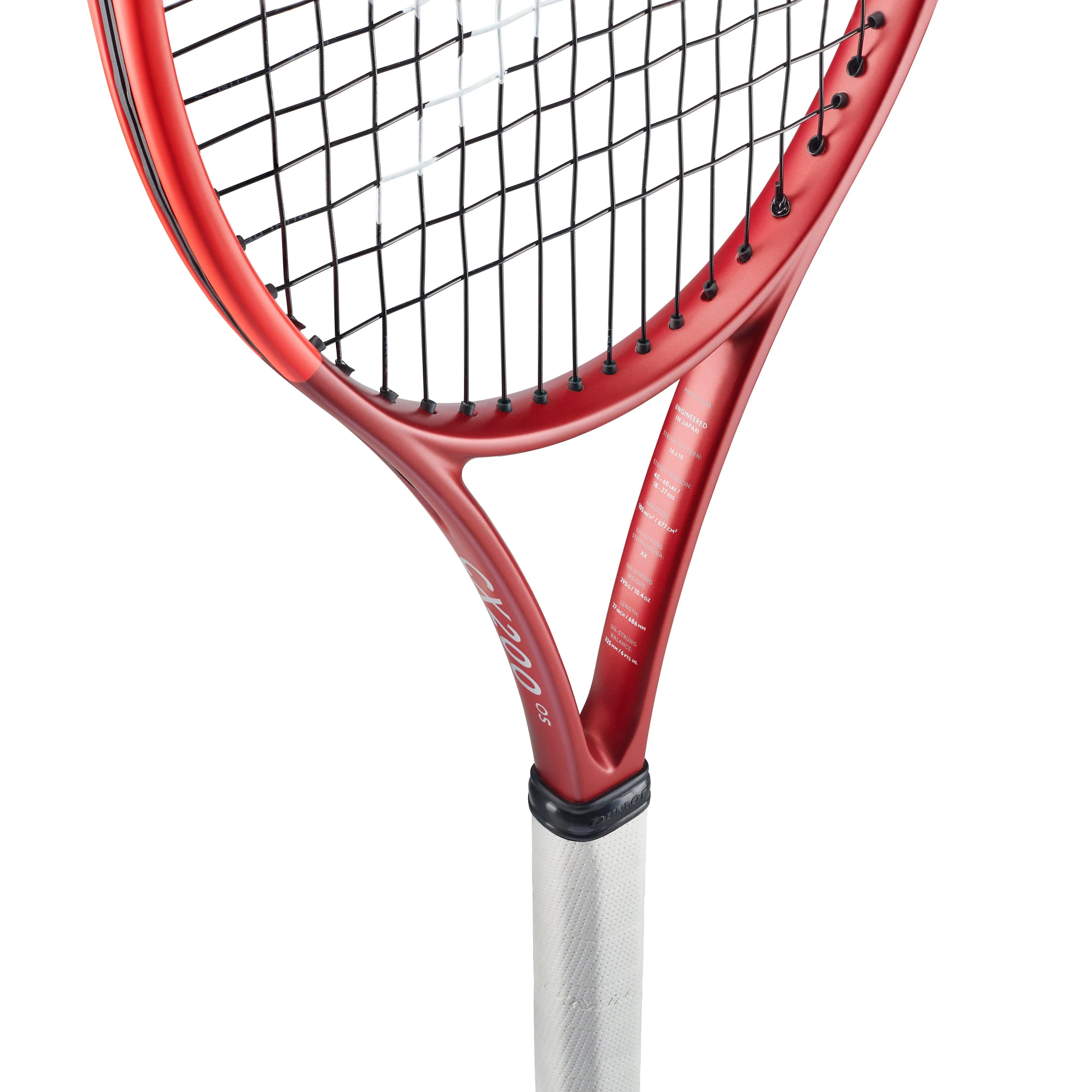 DUNLOP CX 200 OS TENNIS RACKET - RED - Bassline Retail
