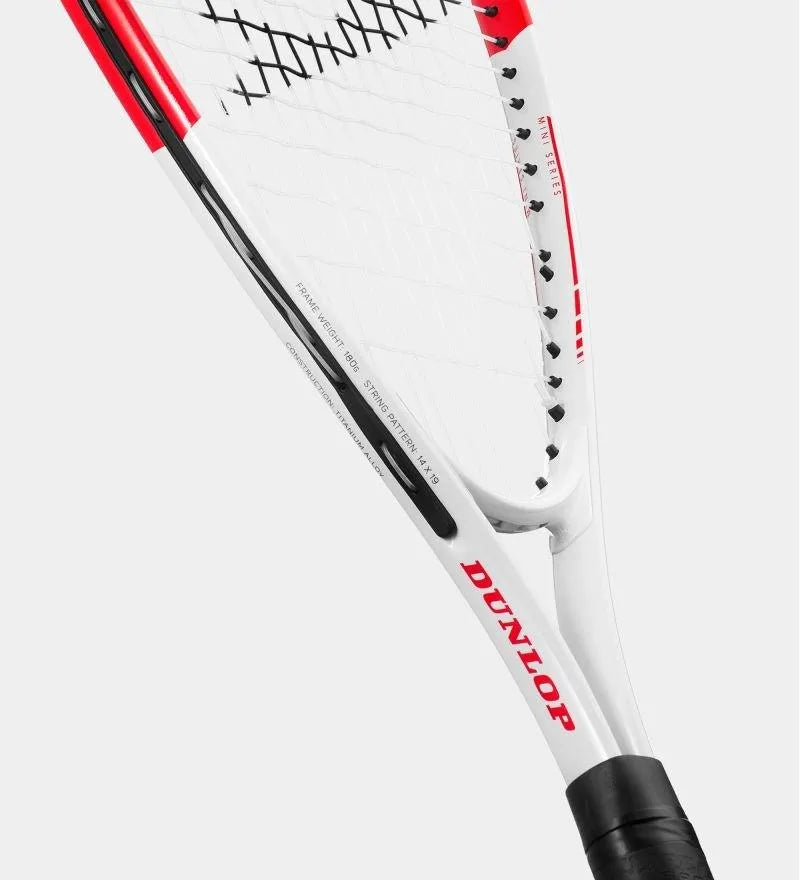 DUNLOP FUN MINI SQUASH RACKET - RED - Bassline Retail