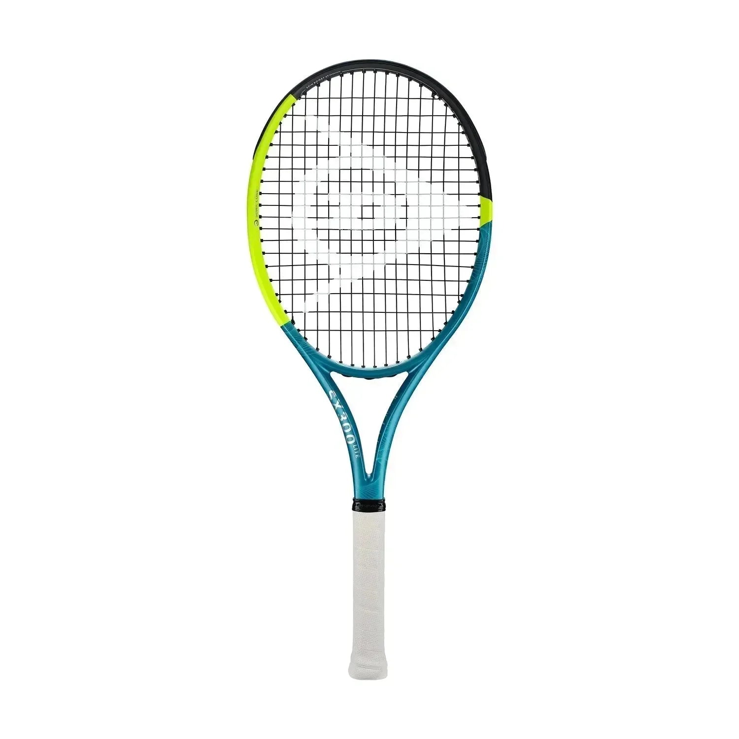 DUNLOP SX 300 LITE TENNIS RACKET - YELLOW & TEAL - Bassline Retail