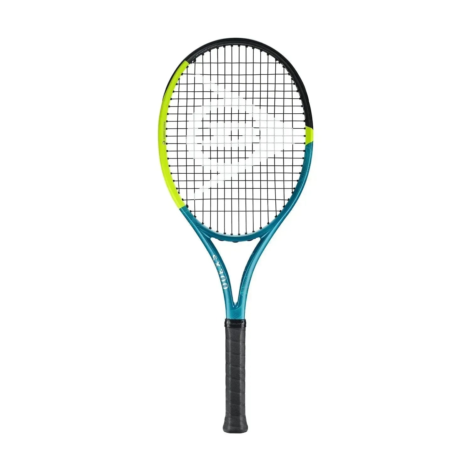 DUNLOP SX 300 TENNIS RACKET - YELLOW & TEAL - Bassline Retail