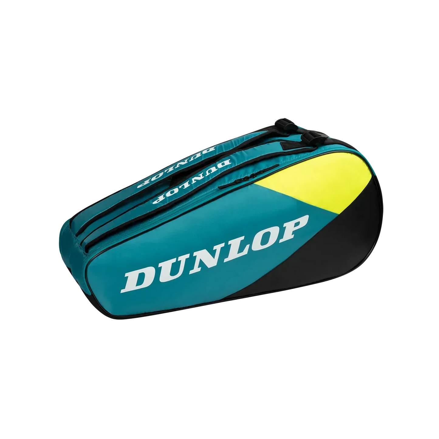 DUNLOP SX CLUB 6 RACKET THERMO BAG - YELLOW & TEAL - Bassline Retail