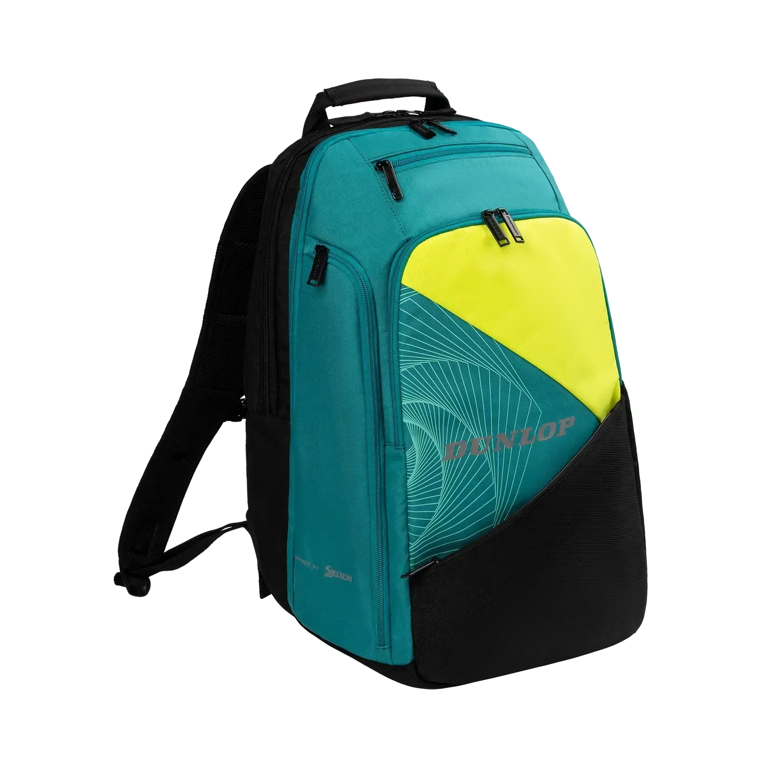 DUNLOP SX PERFORMANCE BACKPACK - YELLOW & TEAL - Bassline Retail