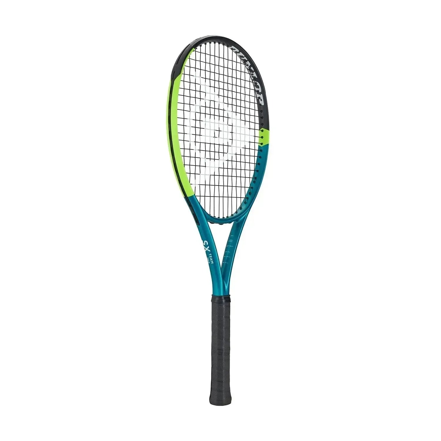 DUNLOP SX TEAM 105 TENNIS RACKET - YELLOW & TEAL - Bassline Retail