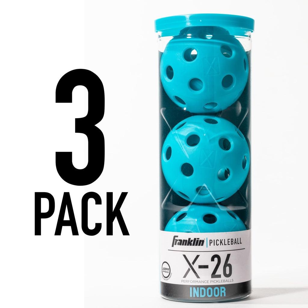 Franklin Indoor X-26 Pickleball - Pack of 3 - Bassline Retail