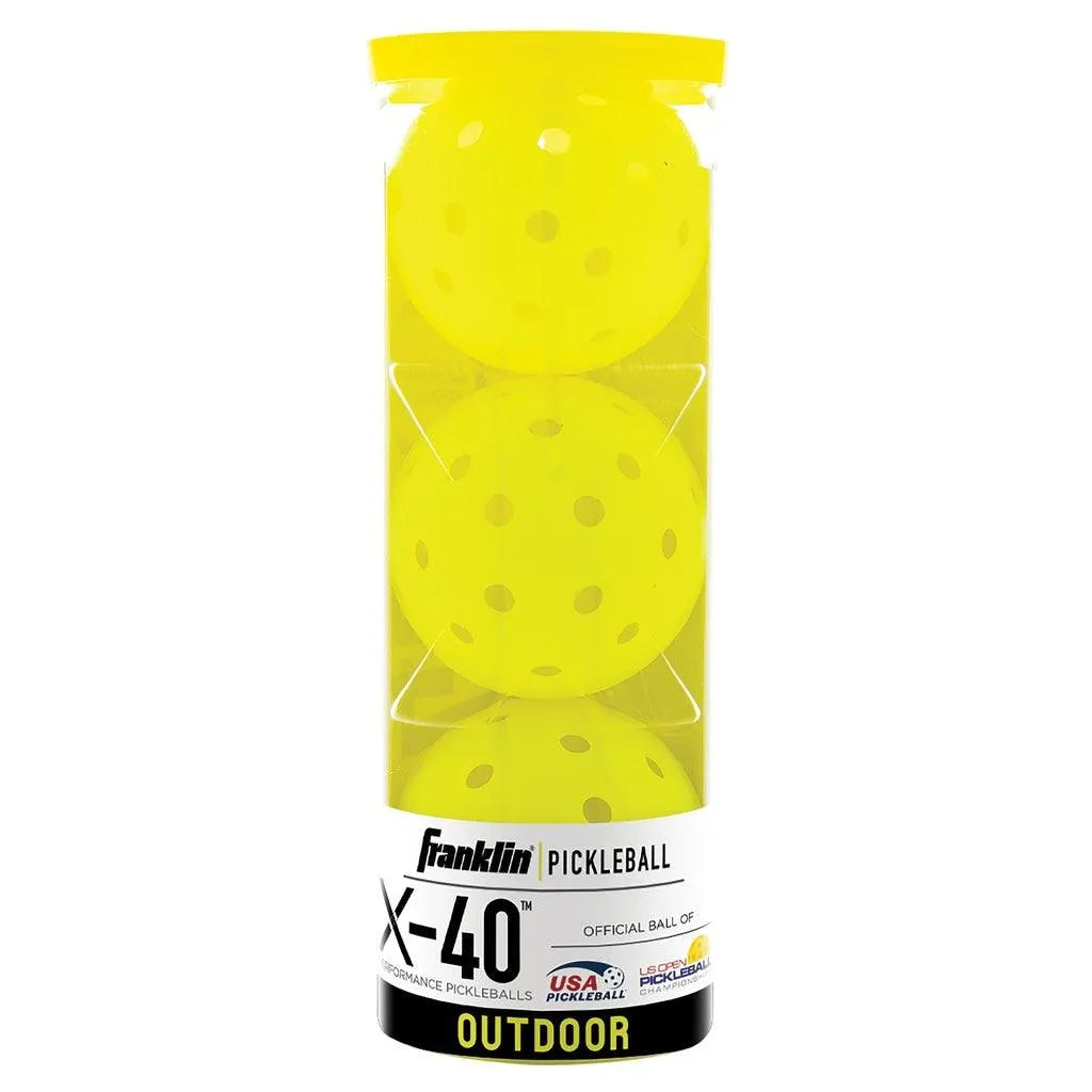 Franklin Outdoor X-40 Pickleball - Pack of 3 - Bassline Retail