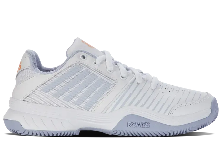 K-SWISS COURT EXPRESS HB WOMENS TRAINER - WHITE / HEATHER - Bassline Retail