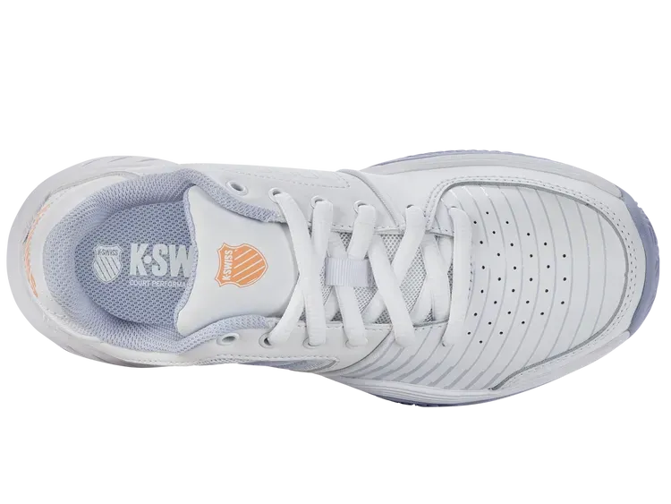 K-SWISS COURT EXPRESS HB WOMENS TRAINER - WHITE / HEATHER - Bassline Retail