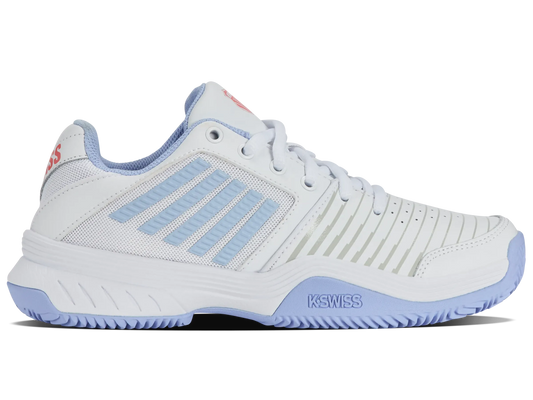 K-SWISS COURT EXPRESS HB WOMENS TRAINERS - WHITE / STRAWBERRY - Bassline Retail