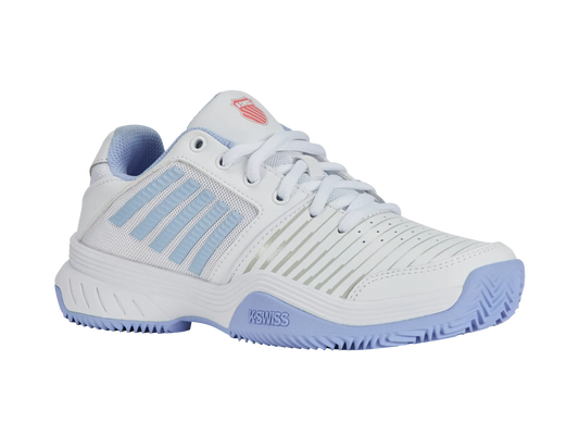 K-SWISS COURT EXPRESS HB WOMENS TRAINERS - WHITE / STRAWBERRY - Bassline Retail