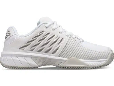 K-SWISS EXPRESS LIGHT 2 HB WOMENS TENNIS TRAINERS - WHITE / GULL GREY - Bassline Retail