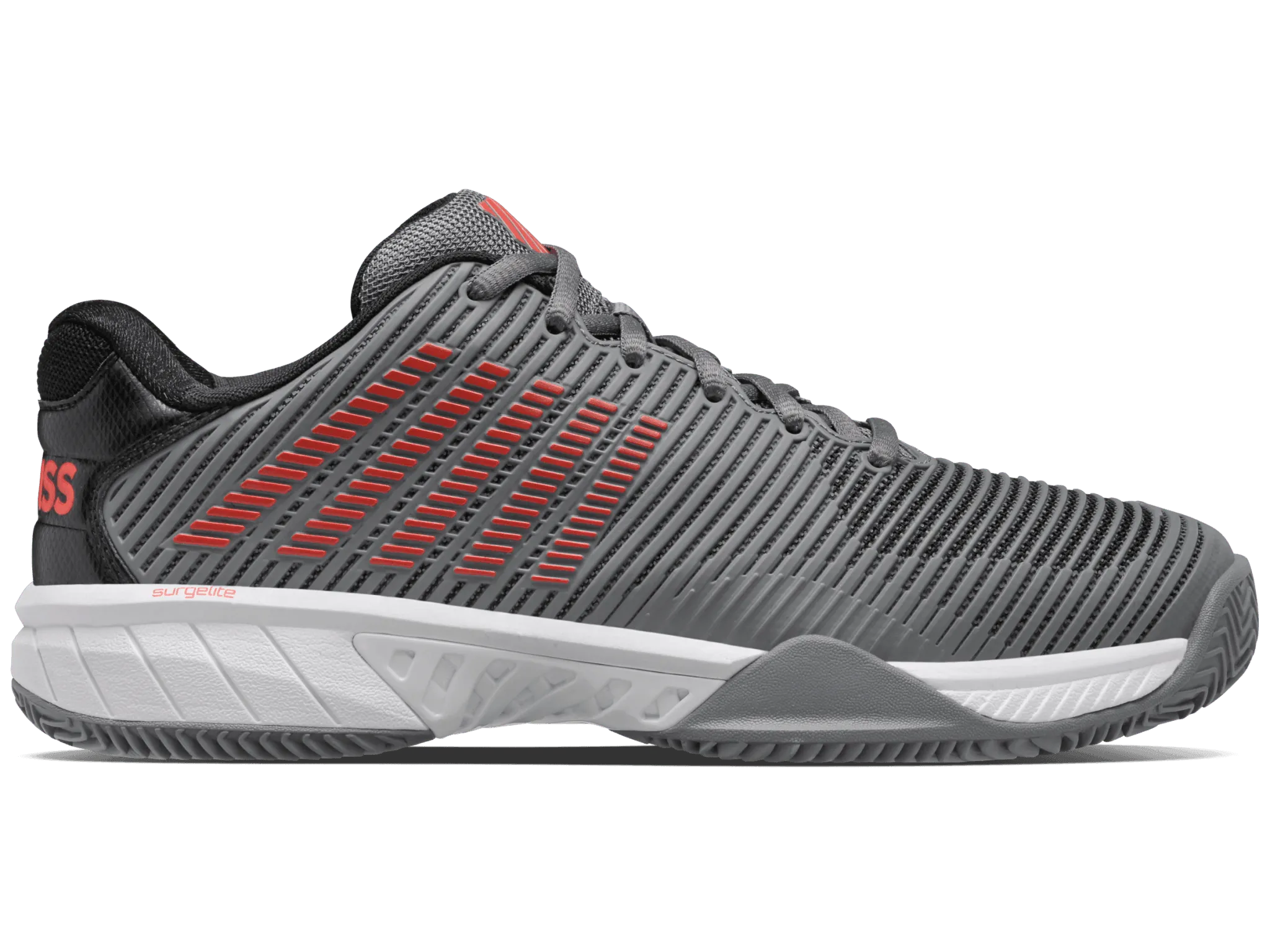 K-SWISS HYPERCOURT EXPRESS 2 HB MENS TENNIS TRAINERS - STEEL GREY - Bassline Retail