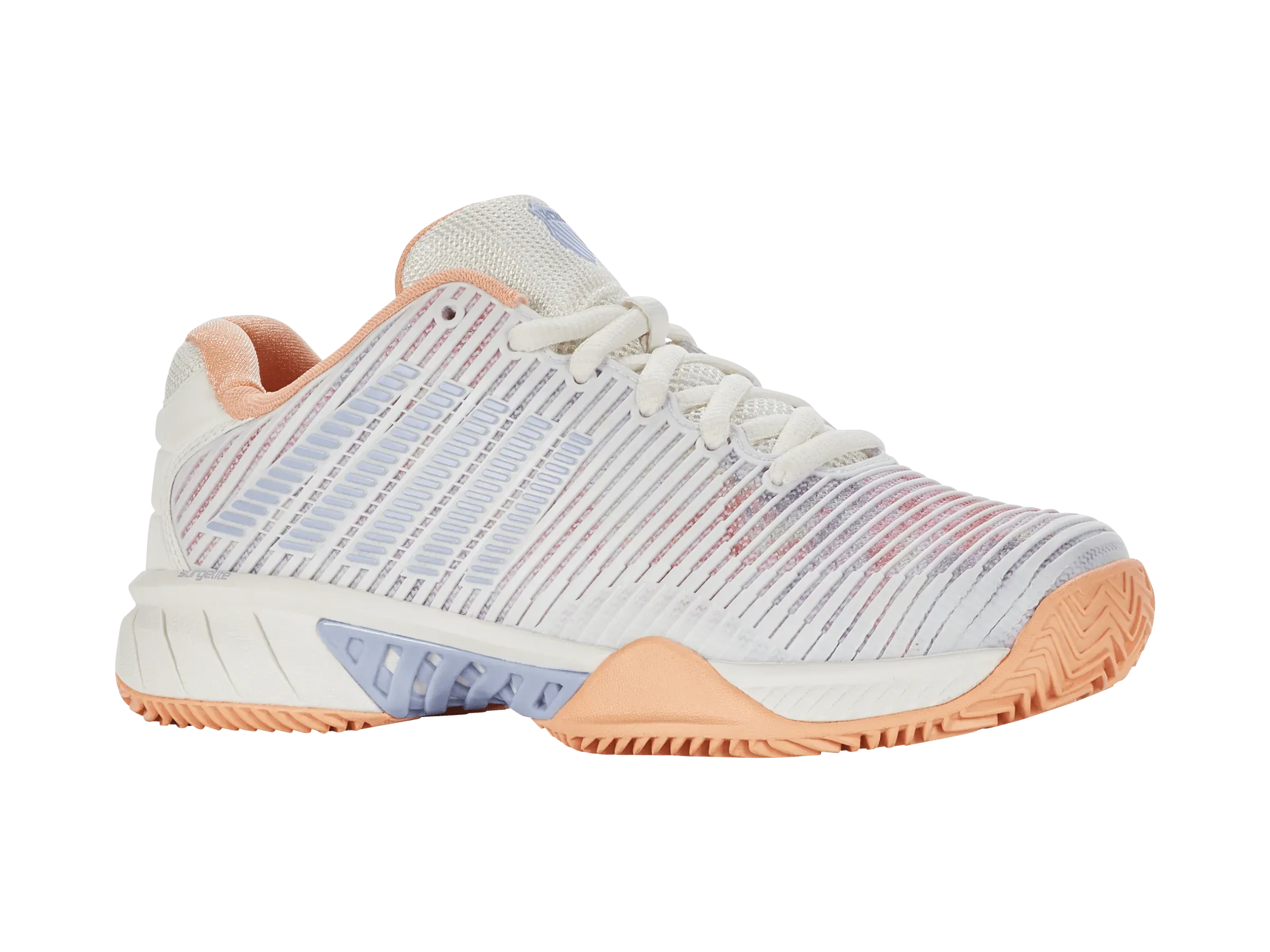 K-SWISS HYPERCOURT EXPRESS 2 HB - WOMEN'S - STAR WHITE/PEACH FUZZ - Bassline Retail