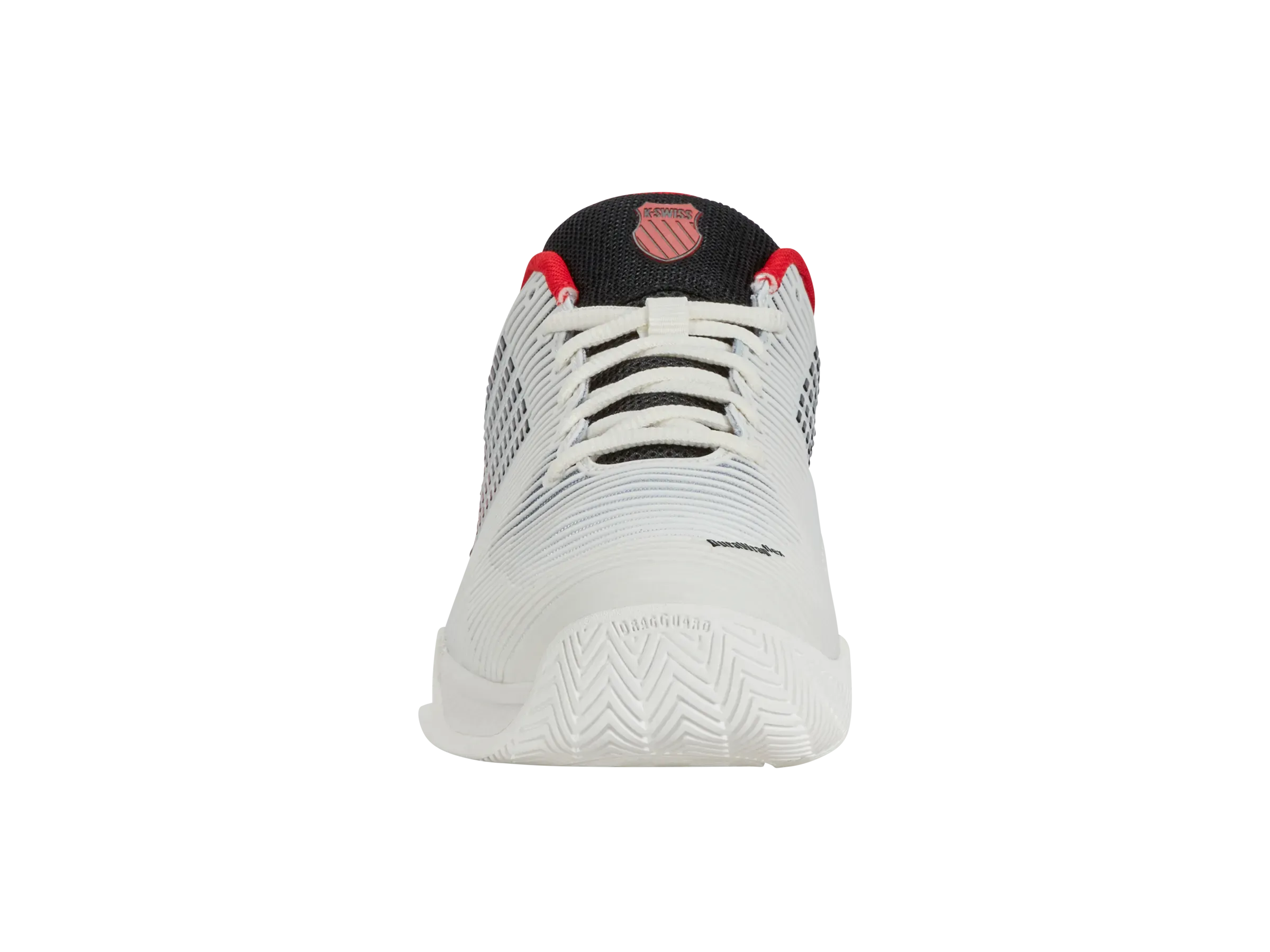 K-SWISS HYPERCOURT EXPRESS 2 MENS TRAINERS - BRIGHT WHITE / HIGH RISK RED - Bassline Retail
