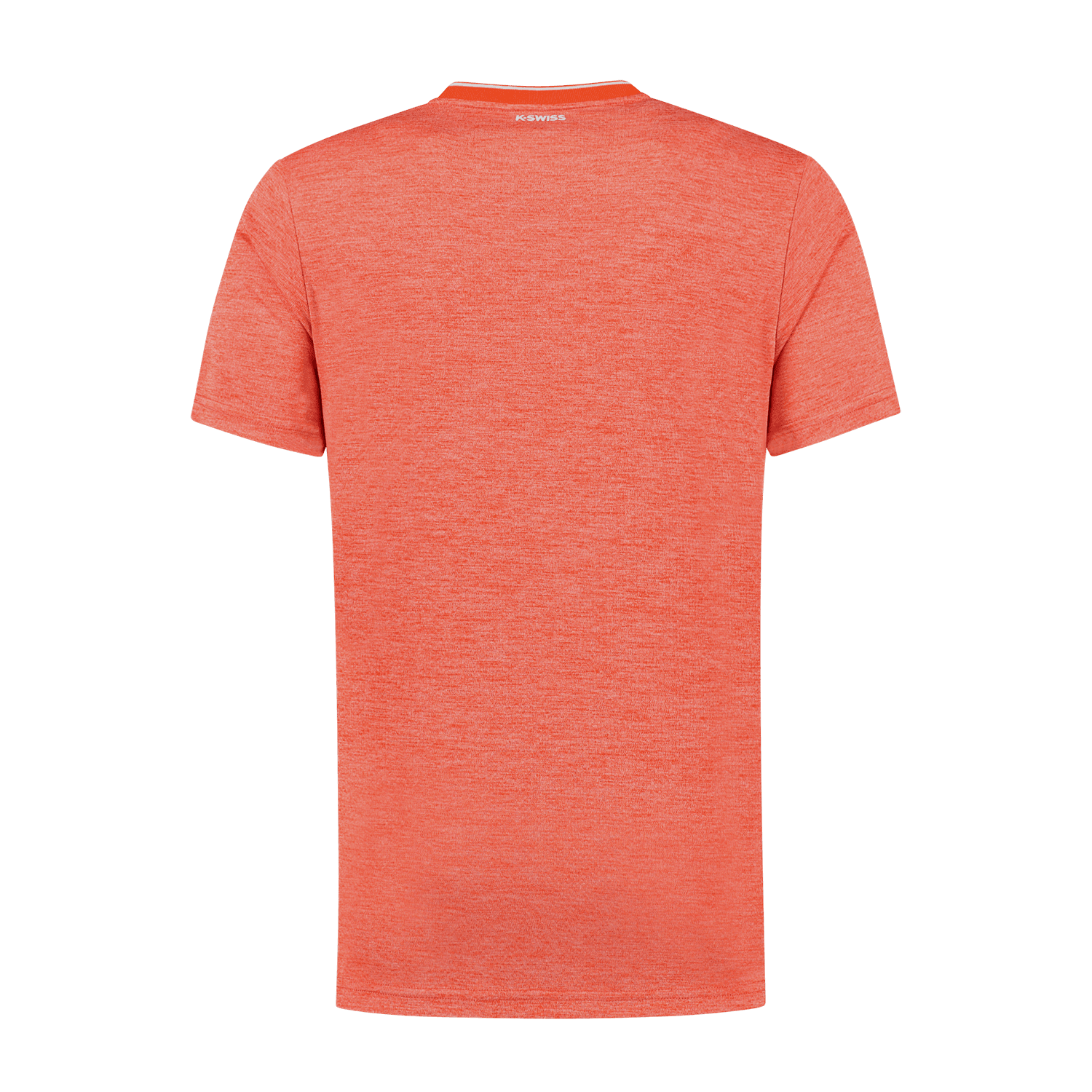 K-Swiss Mens Hypercourt Double Crew Tee - Spicy Orange Melange - Bassline Retail