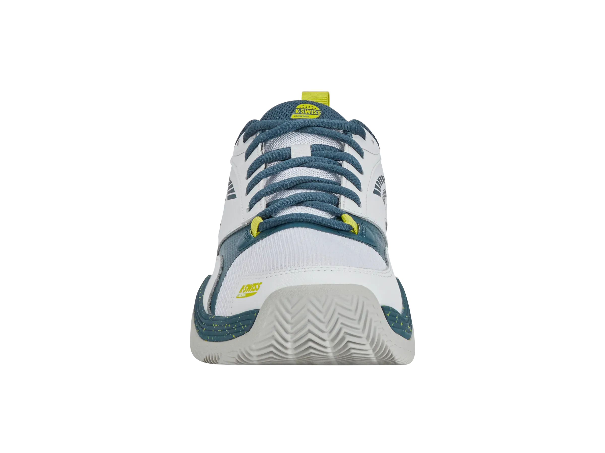 K-SWISS SPEEDEX MENS PADEL SHOE - WHITE / TEAL - Bassline Retail