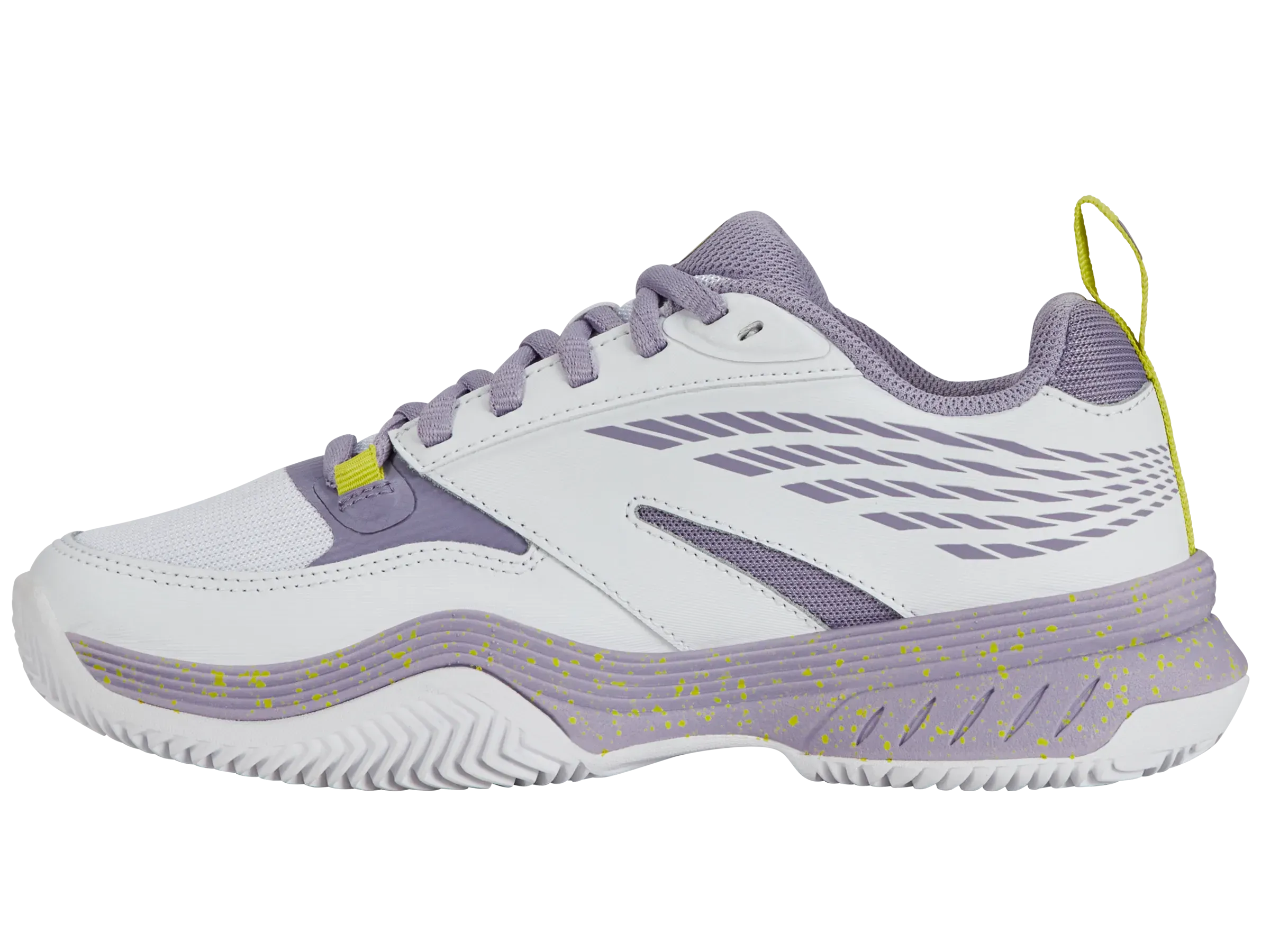 K-SWISS SPEEDEX WOMENS PADEL SHOE - WHITE / WISTERIA - Bassline Retail