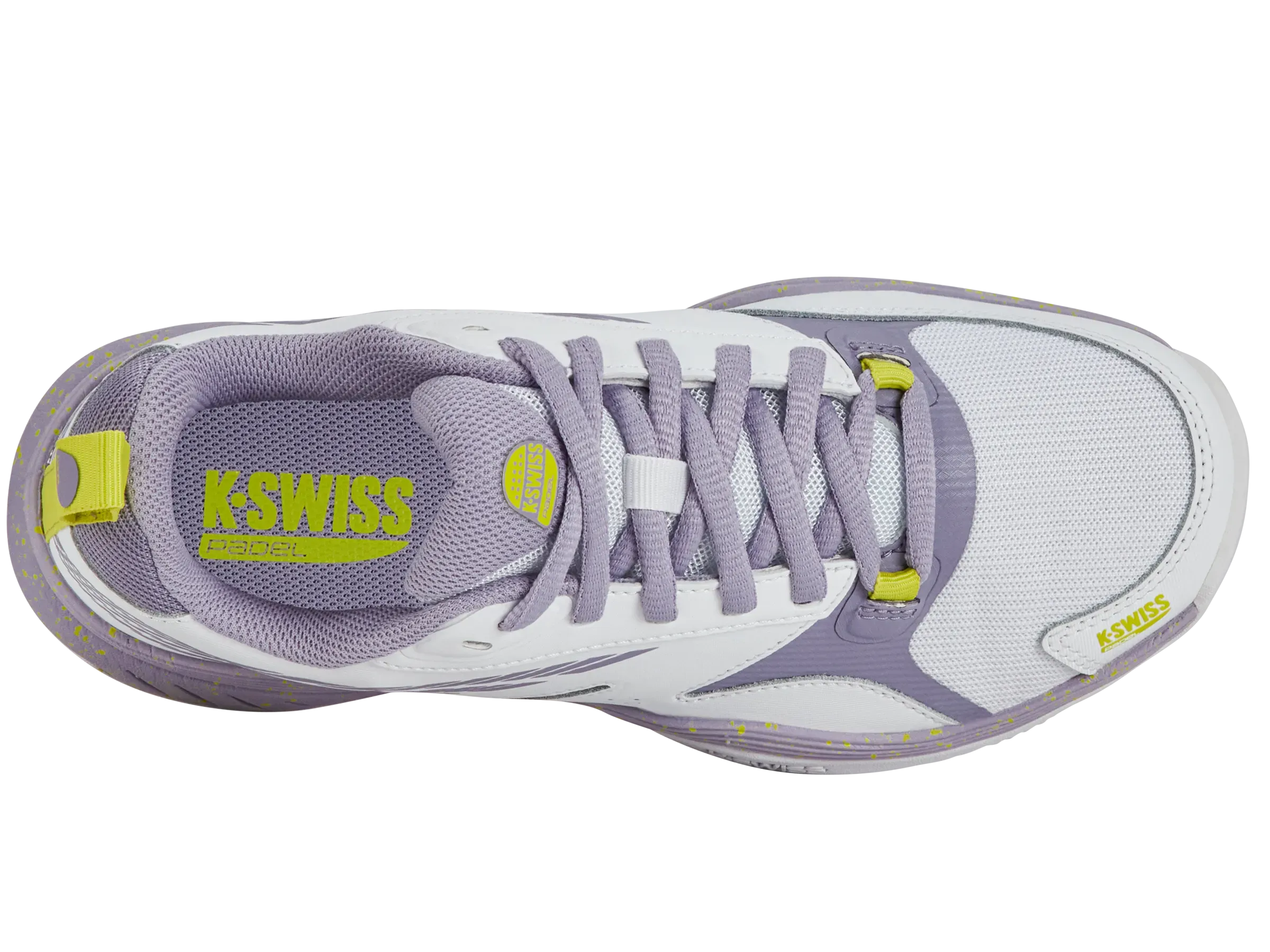 K-SWISS SPEEDEX WOMENS PADEL SHOE - WHITE / WISTERIA - Bassline Retail