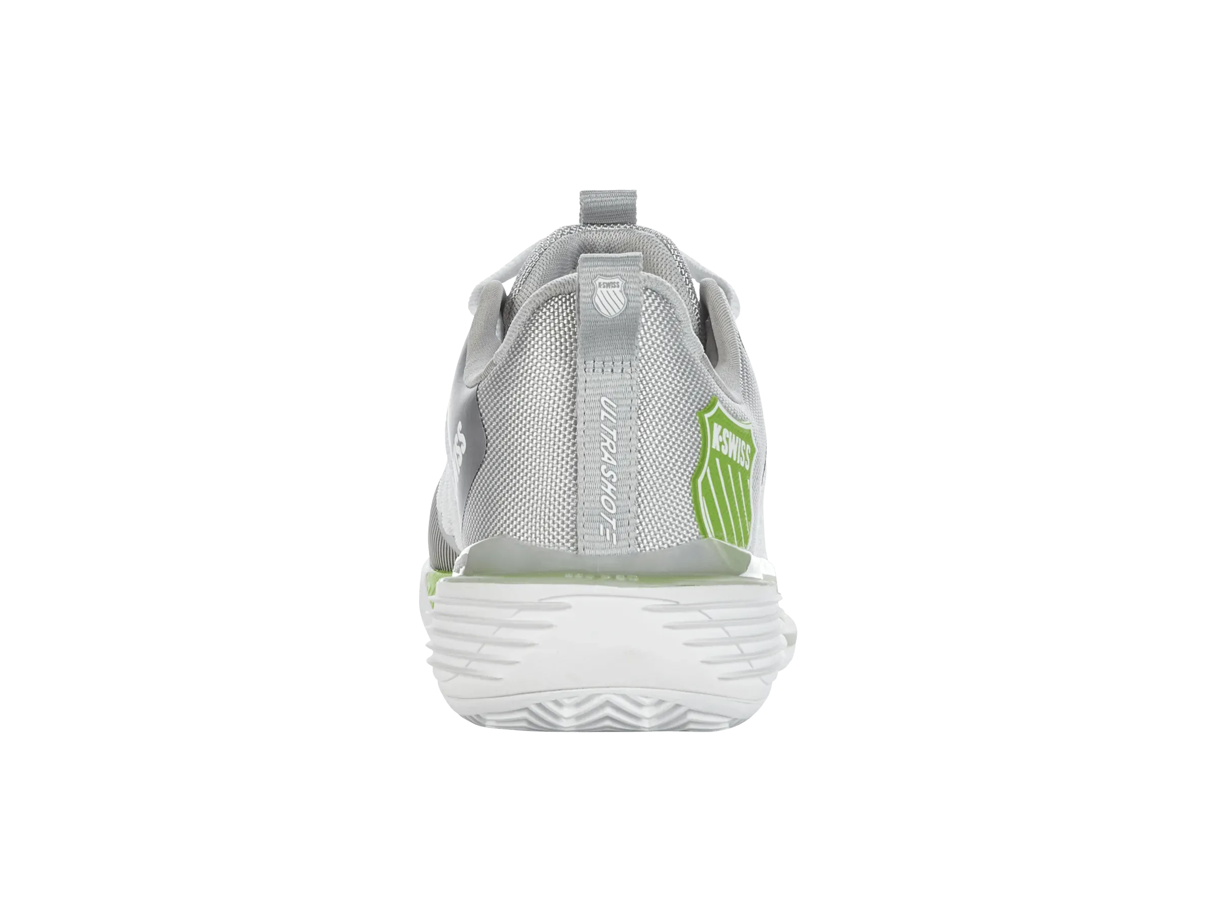 K-SWISS ULTRASHOT 3HB - WOMEN'S - WHITE/GRAY VIOLET/LIME GREEN - Bassline Retail