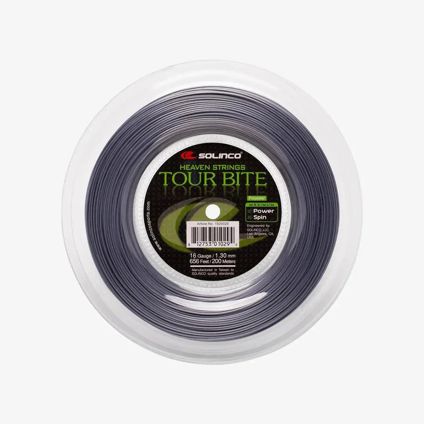 SOLINCO TOUR BITE 200M REEL TENNIS STRING - Bassline Retail