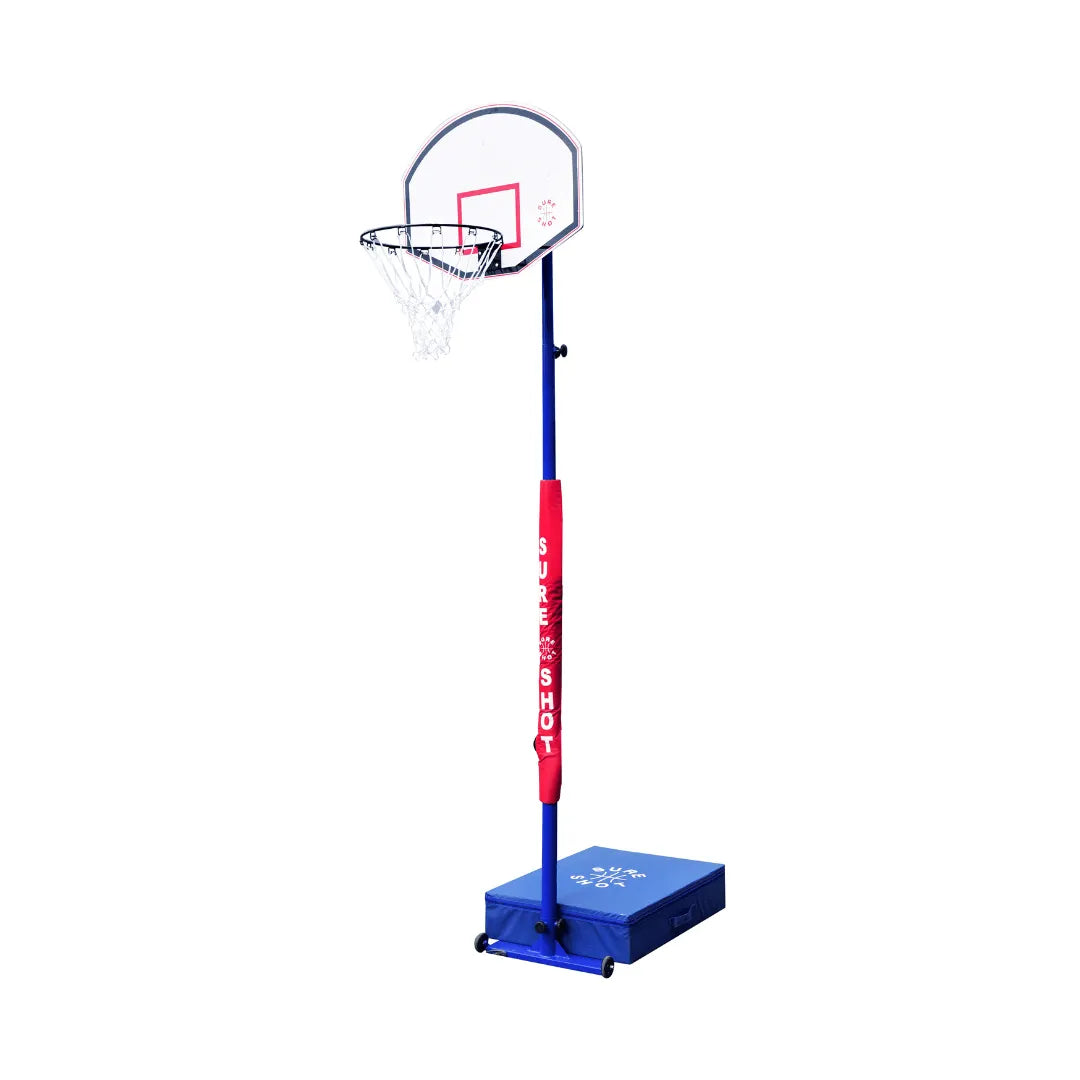 Sure Shot Compact Hoops Combo Unit with Pole Padding - Bassline Retail