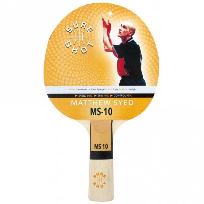 Sure Shot Matthew Syed 10 Table Tennis Bat - Bassline Retail