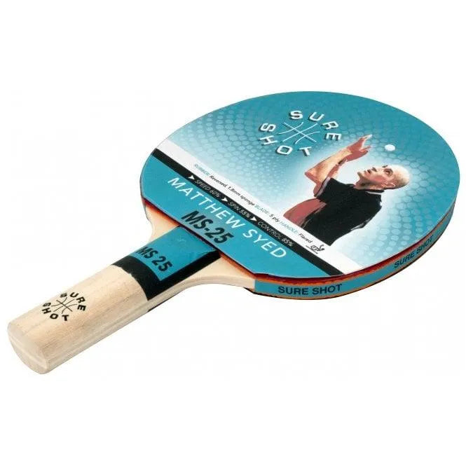 Sure Shot Matthew Syed 25 Table Tennis Bat - Bassline Retail