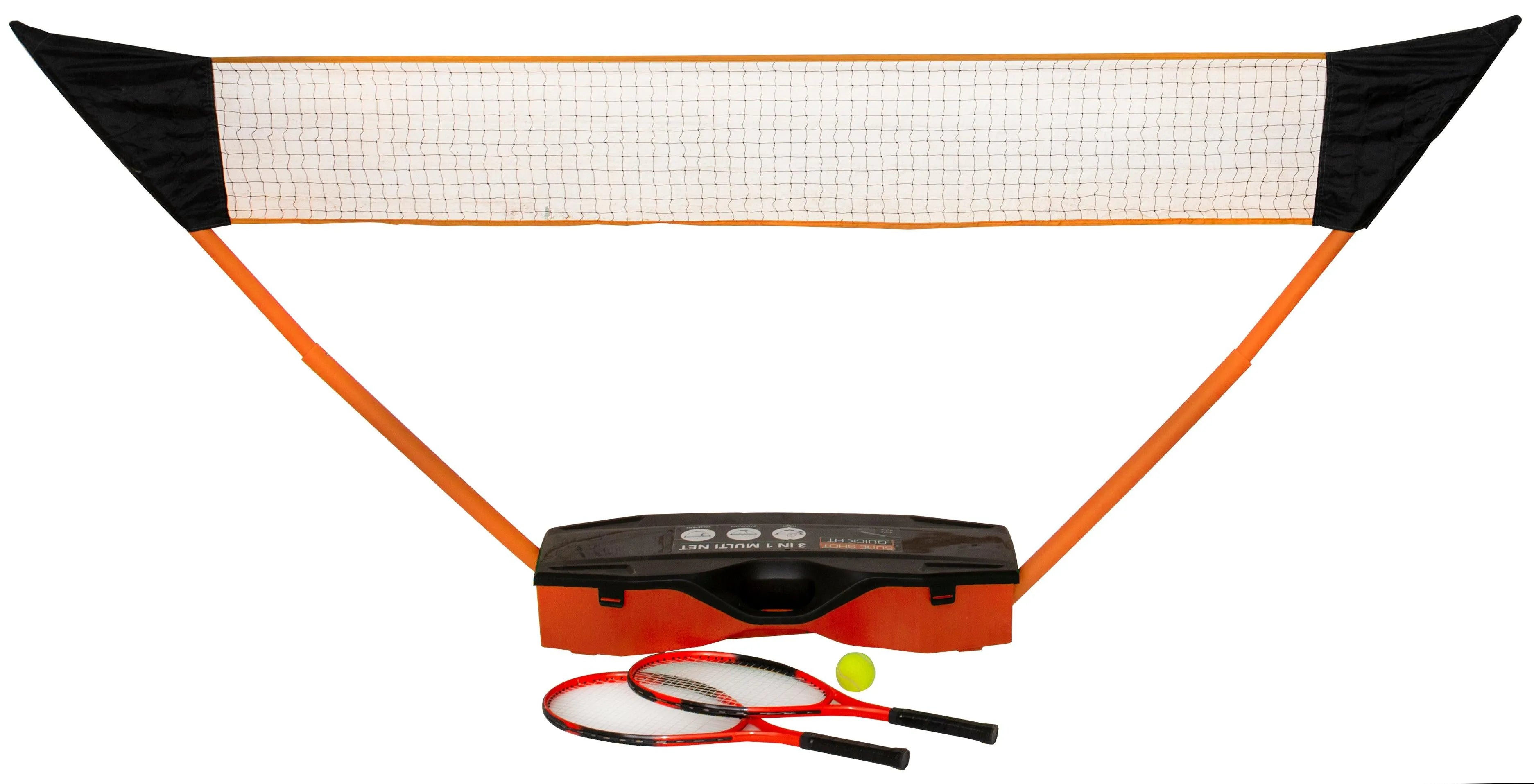 Sure Shot Quick Fit 3in1 Set – Badminton, Tennis and Volleyball - Bassline Retail