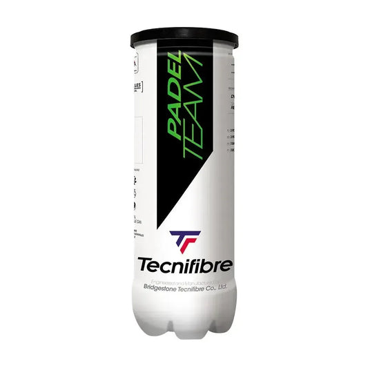 TECNIFIBRE PADEL TEAM BALL 3 BALL TUBE - Bassline Retail